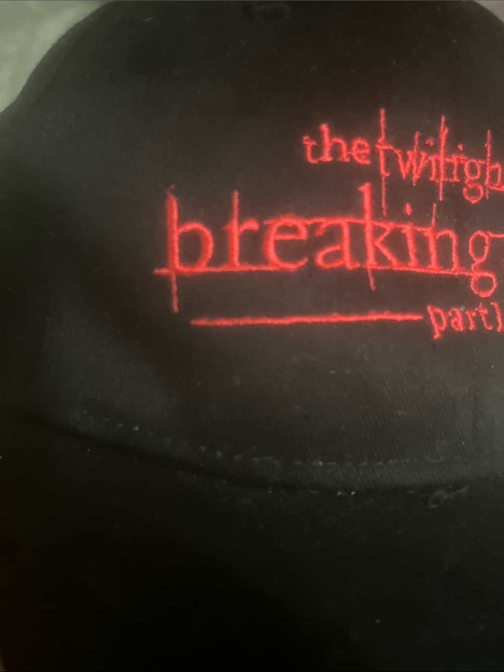 Twilight Saga Breaking Dawn RETRO Cap/Hat Orig Movie Official NEW 2011 Robert P - Picture 12 of 13